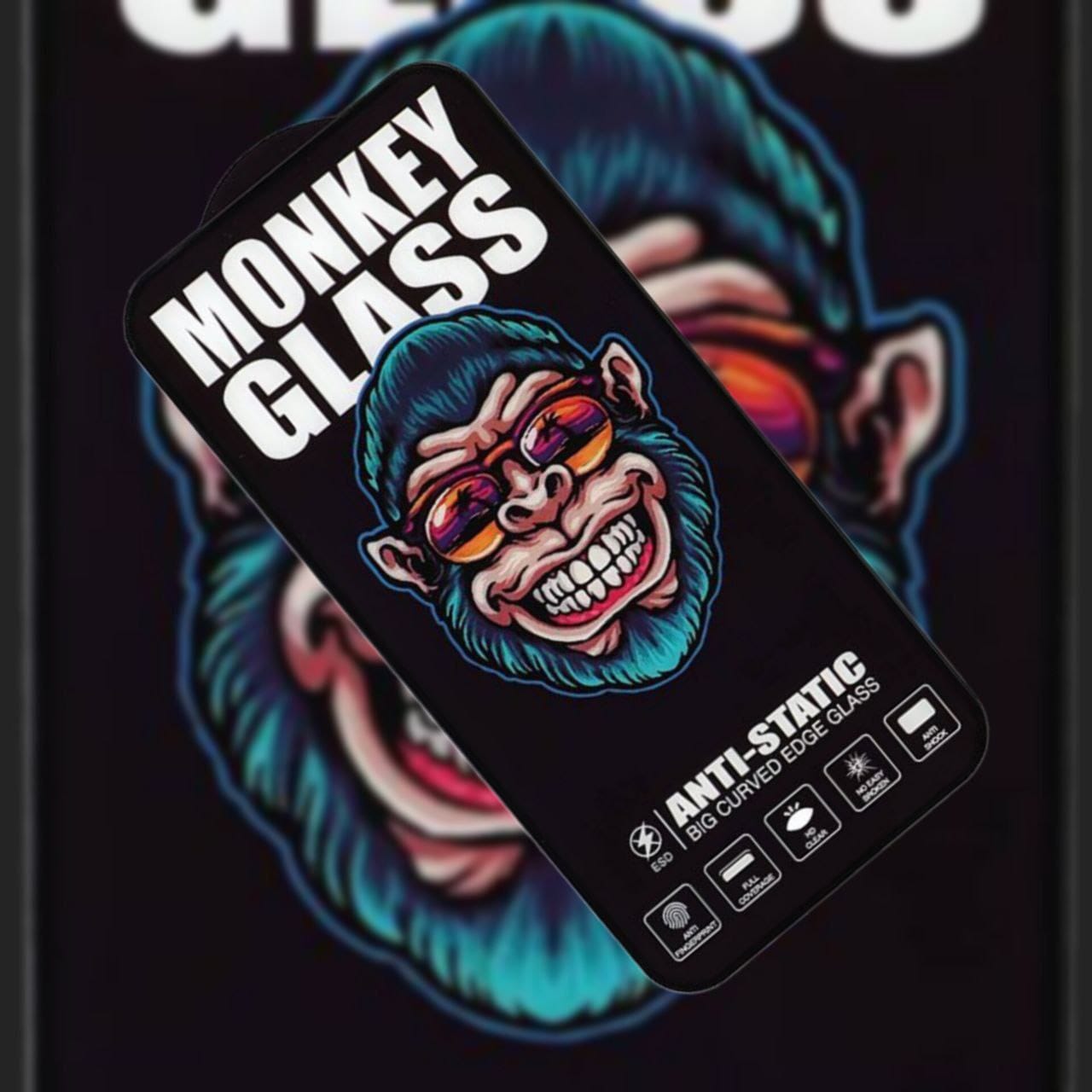 گلس MONKEY اورجینال مناسب آیفون ۱۷ پرومکس آنتی استاتیک